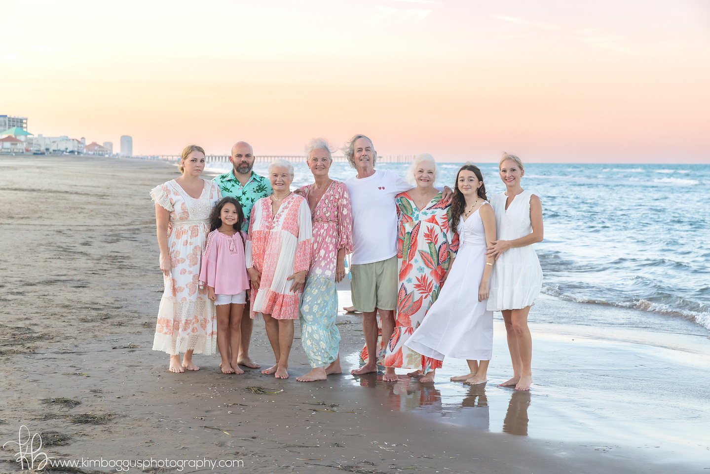 Kim Boggus Photography, McAllen,RGV family beach session at South Padre Island, Texas.