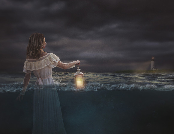 The light shines in the darkness, yet the darkness does not overcome it. McAllen, Texas fine art portrait photographer, conceptual photography, RGV, South Texas,