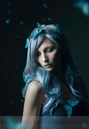 Blue Butterfly, fine art photographer McAllen, Texas