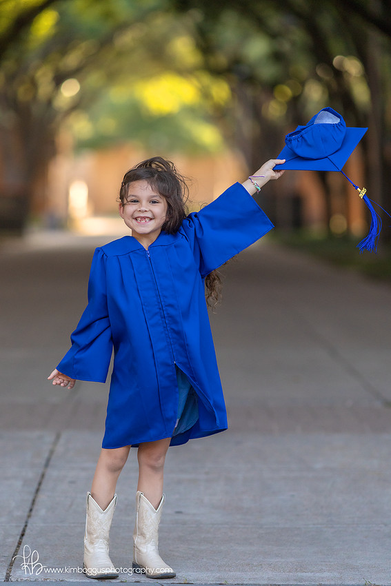 Kinder graduation McAllen Texas Children and Family Photographer, Kim Boggus Photography